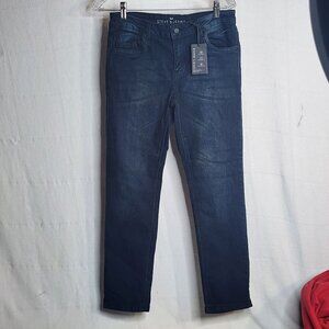 Steve's Jeans Edge Dark Wash Cotton Poly Elastane Stretch Denim Skinny Fit Sz 12